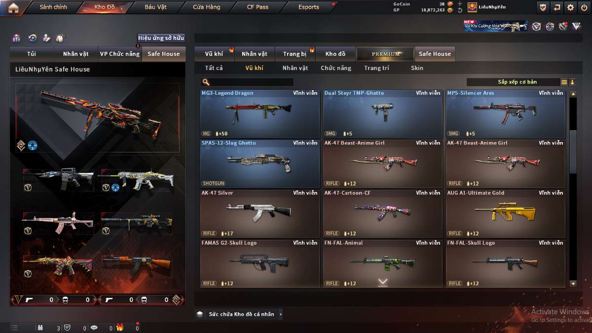 shop acc cf uy tin gia re